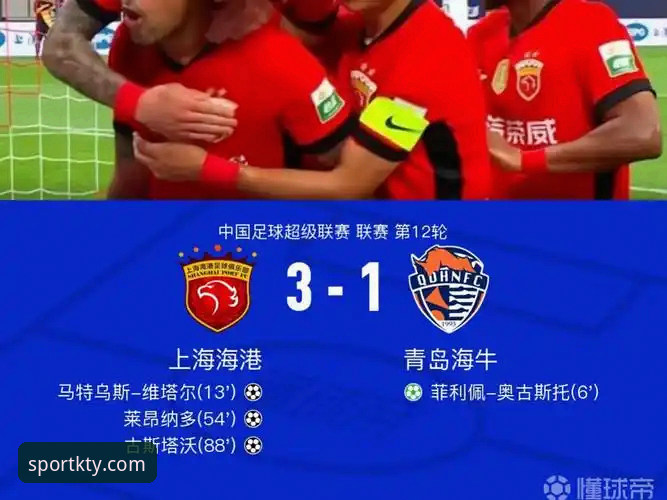 K体育客服 中超联赛深度分析:青岛海牛3-1力克上海海港,13年等待终迎突破